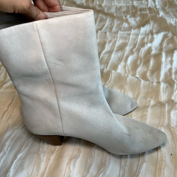 Something Navy Suede Boots - Picture 3 of 10